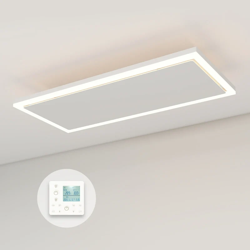 Tweedekans - QH-InfraGlow Serie infraroodpaneel met led verlichting 67x68 cm 1250Watt - 67x68 cm 1250Watt