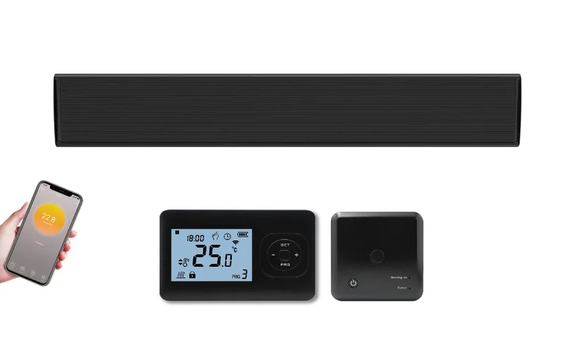 Tweedekans - Infrarood terrasheater Thermolux met wifi en thermostaat - 1800Watt