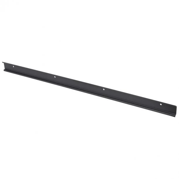 Duraline bovenrail enkel staal zwart 70cm