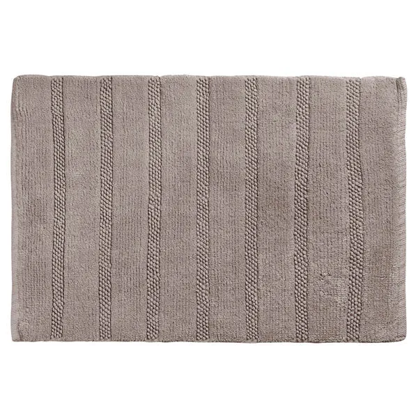 Differnz badmat Stripes anti-slip taupe 45x75cm