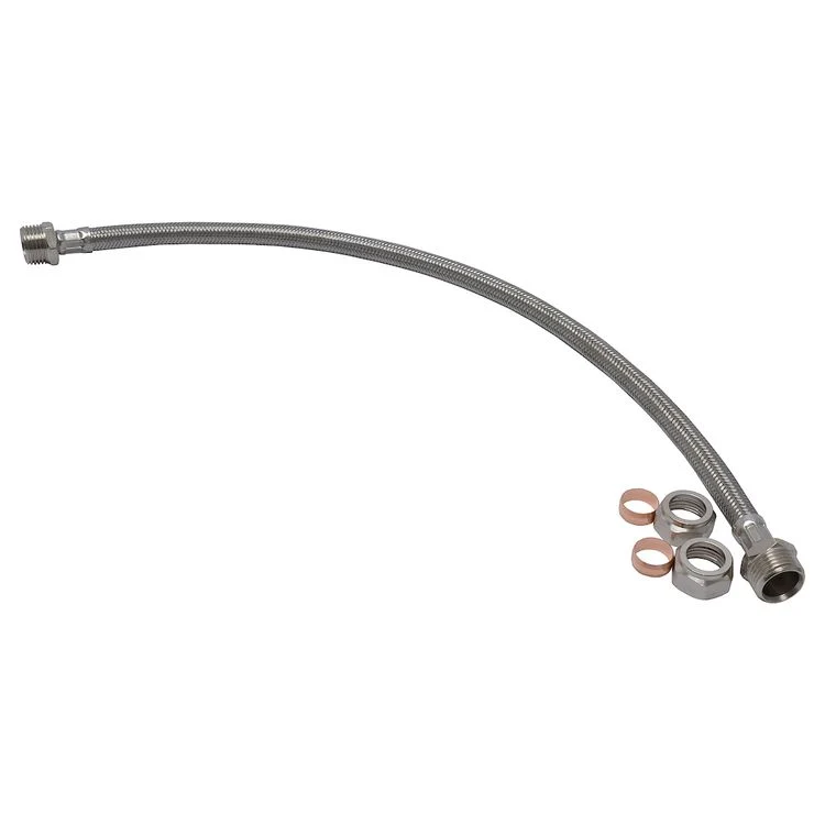 Sanivesk flexibele aansluitslang KIWA Knel 15mm x 15mm 30cm