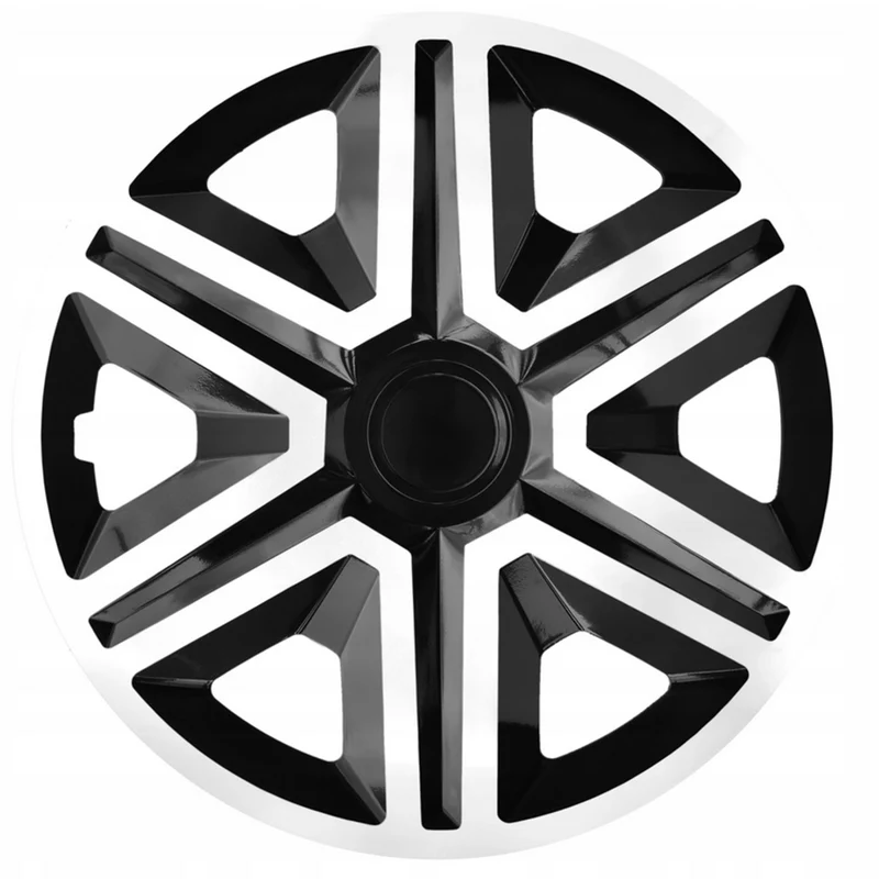 Enjoliveurs de roues universels 14 " blanc-noir NRM Action