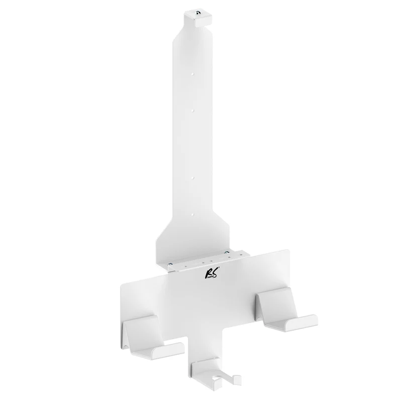 Wandmontagestandaard wit voor Playstation 5 console met padhouder, max. 10kg, NanoRS RS181