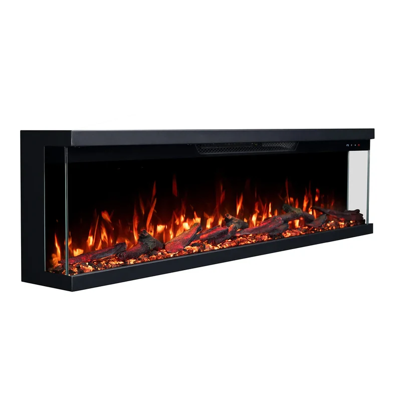 Lumea Fires Trivaro 3-zijdige elektrische sfeerhaard 72inch - 183cm