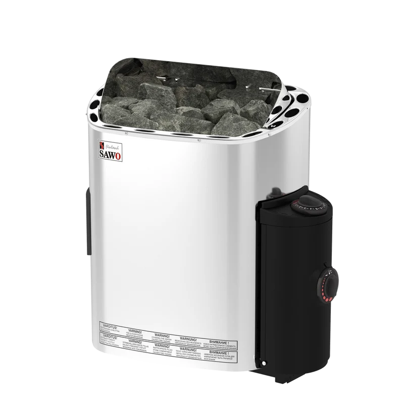 SAWO Scandia Premium RVS saunakachel convertible (met opgebouwde besturing)