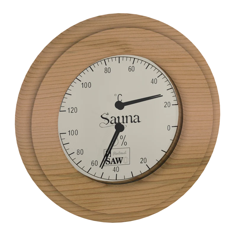 Sawo Ronde Sauna Thermo-Hygrometer