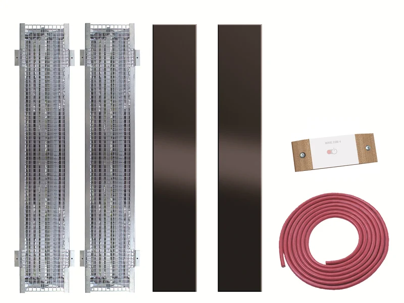 Saunacabine IR-techniek pakket: 2 x Philips Vitae 750W + sturing
