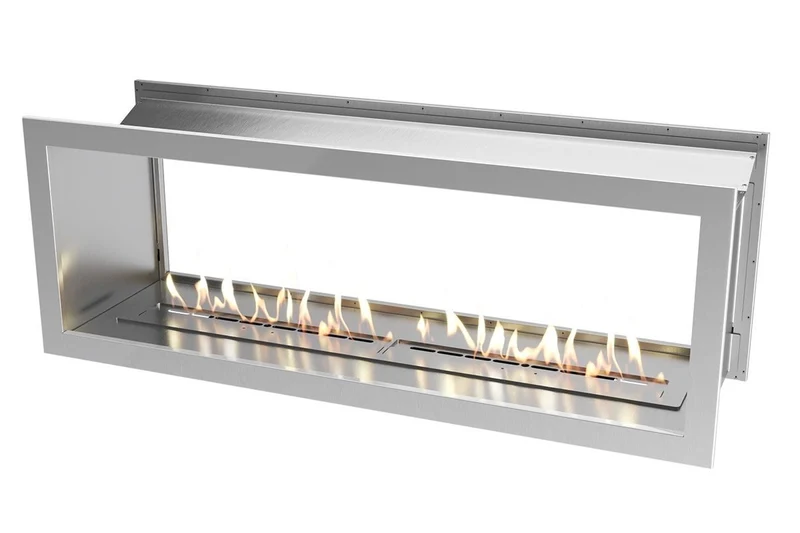 Icon Fires Slimline Firebox 1650 P/C zwart FASCIA (Slimline 1400 Brander)