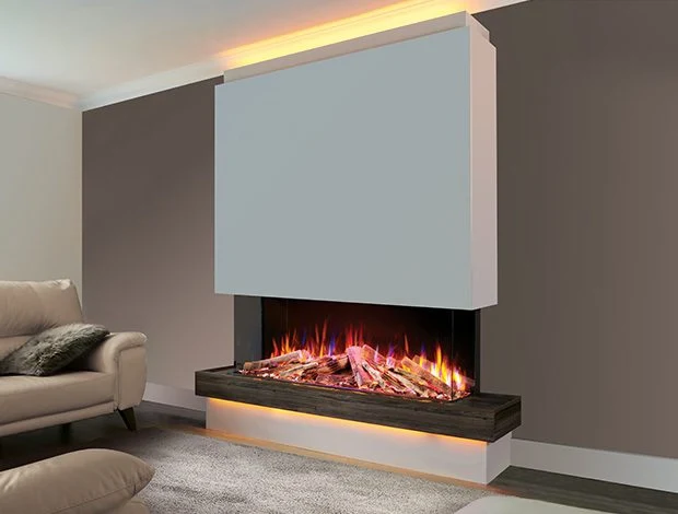 Anti Reflective Glass Fair Fires Tru Vizion Solution 1250