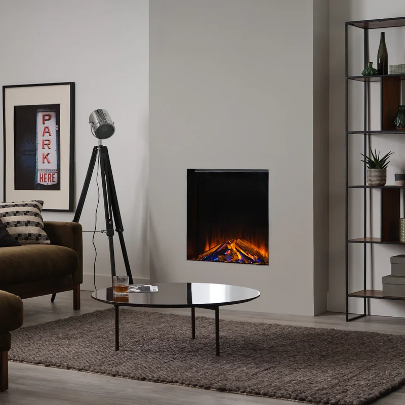British Fires New Forest 650 Square Black Edition