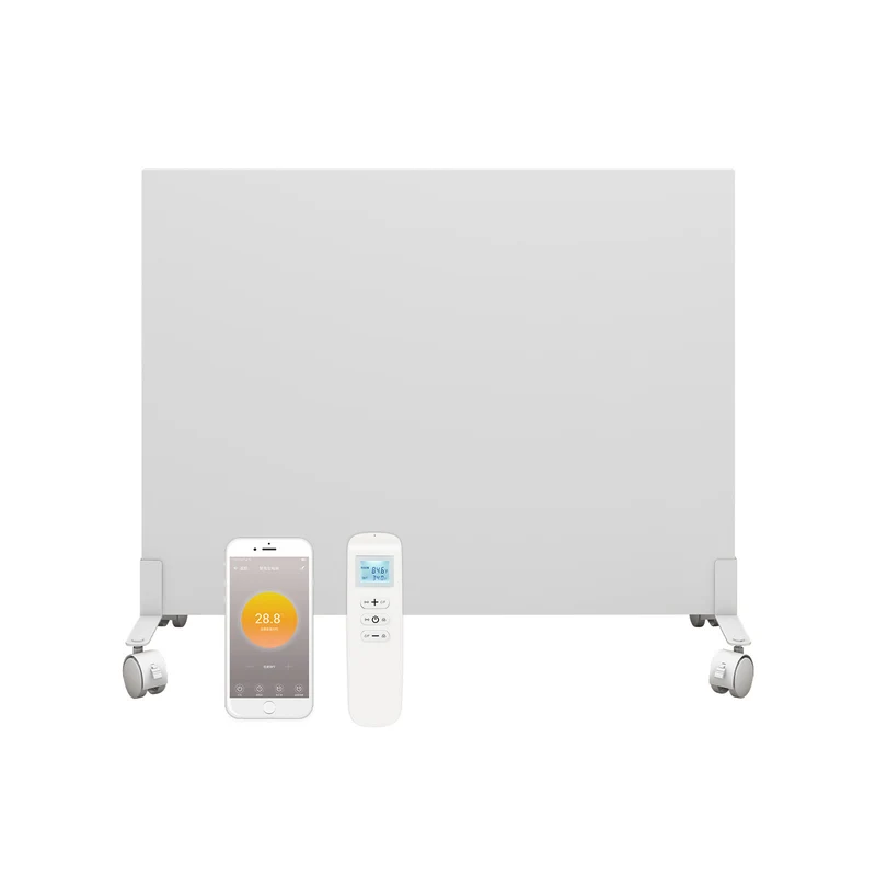 Verplaatsbaar Infraroodpaneel Wifi Glad met Wielen 700W