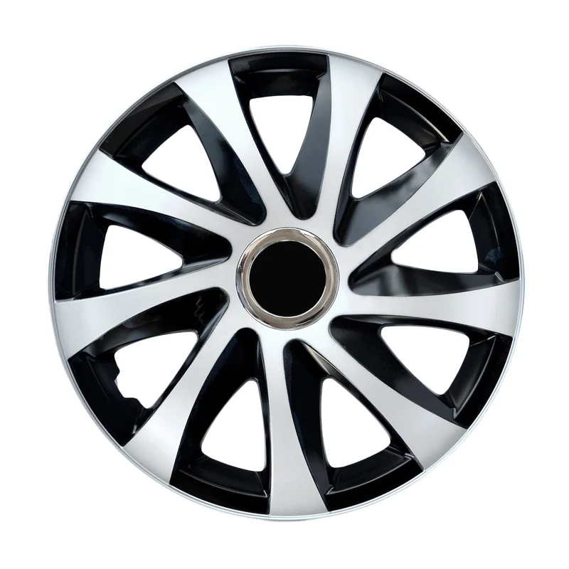 Universele wieldoppen 15" NRM DRIFT Extra wit/zwart 4 stuks
