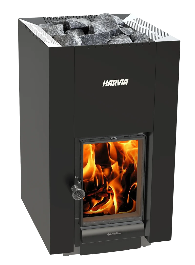 Harvia Linear 22 Greenflame Sauna Houtkachel