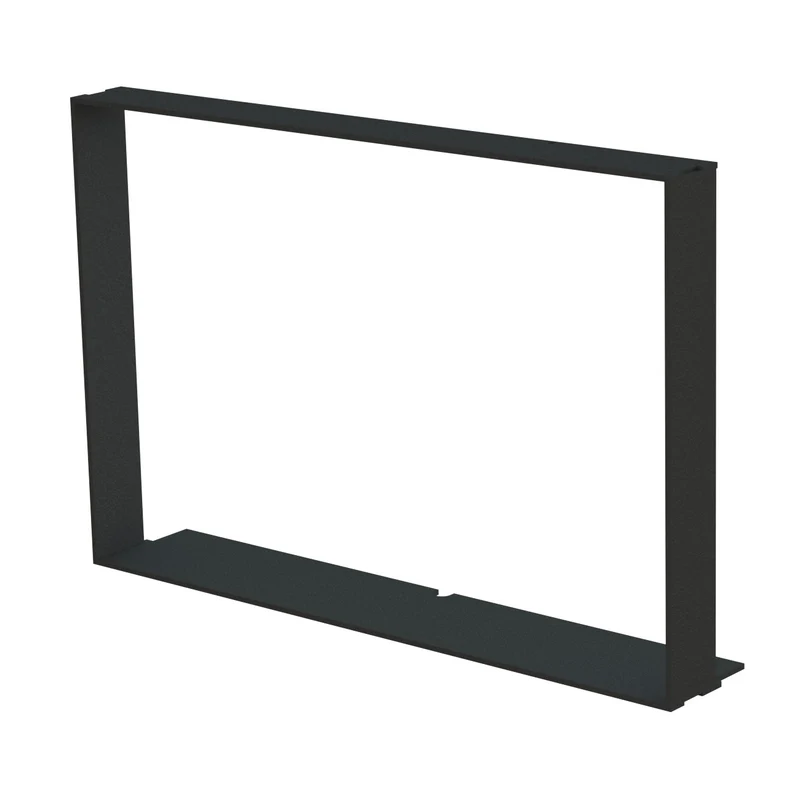 Randloze afwerking 6mm breed zwart 60mm