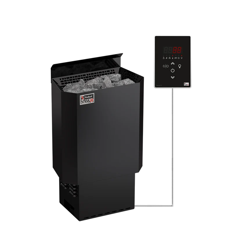 Sawo Nordex Mini Ni2 Zwart Saunakachel 230V (zonder besturing)
