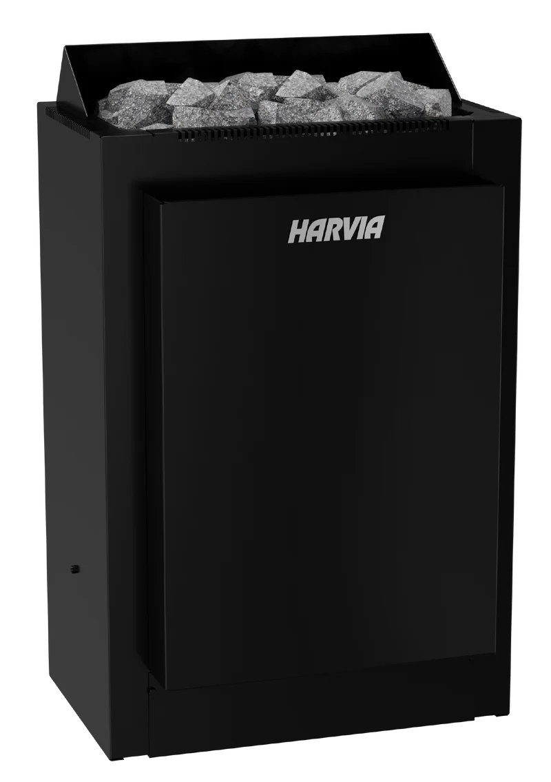 Harvia 100 Combinator Combi Zwart Saunakachel (zonder besturing)