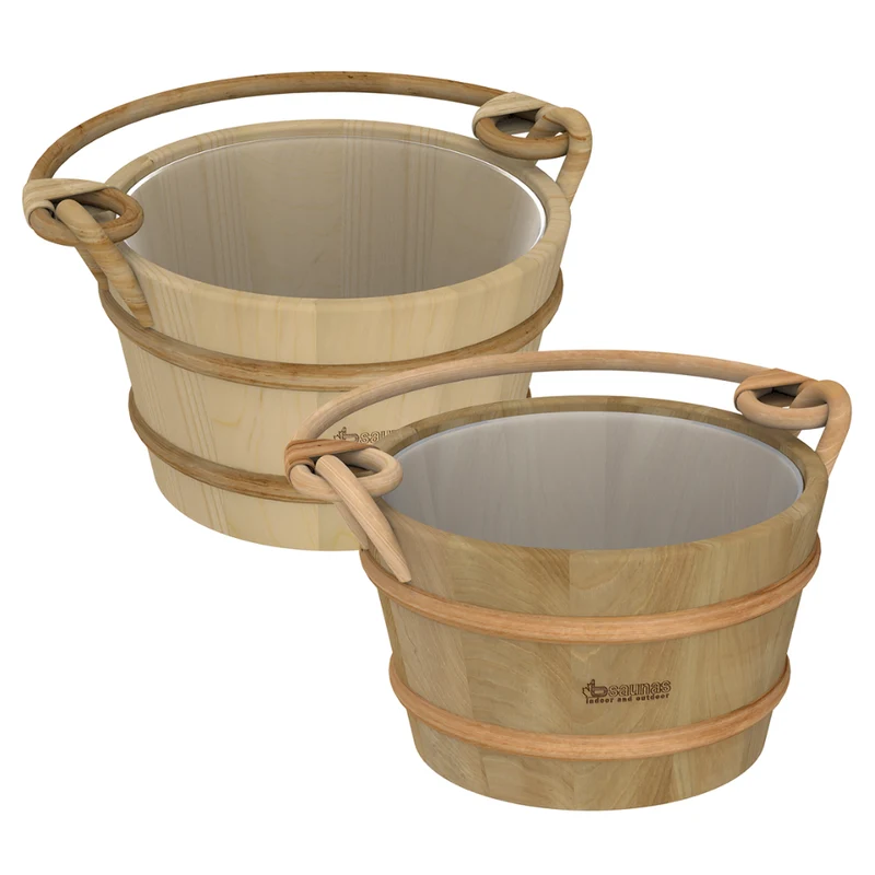 Sawo Rotan Sauna-emmer 4L met Handvat