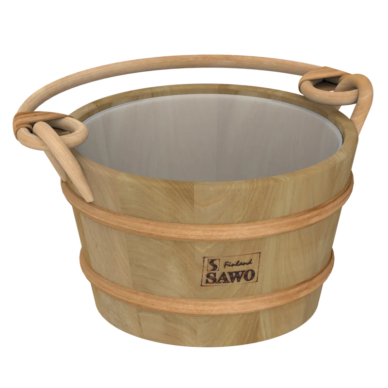 Sawo Rotan Sauna-emmer 4L met Handvat