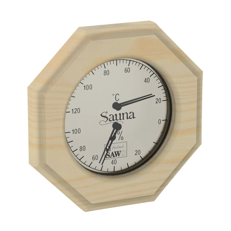 Sawo Octagon Sauna Thermo-Hygrometer