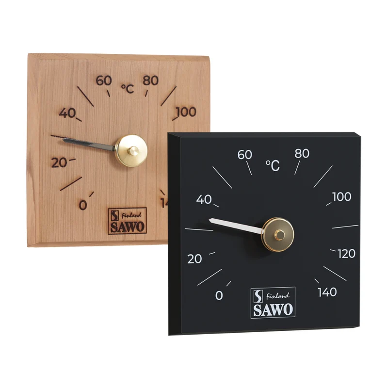 Sawo Kanto Ceder Vierkante Sauna Thermometer