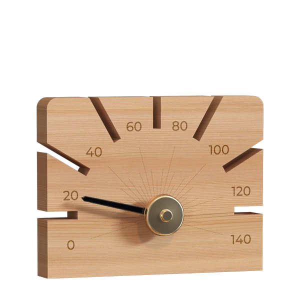 Sawo Loisto Sauna Thermometer Cederhout Vierkant