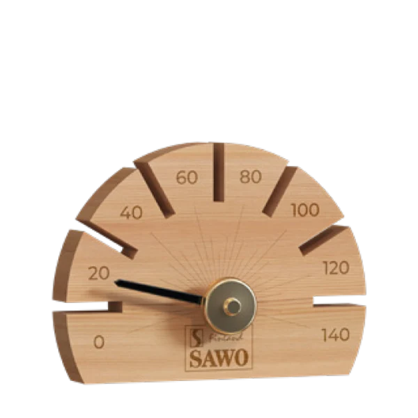 Sawo Loisto Sauna Thermometer Cederhout Rond