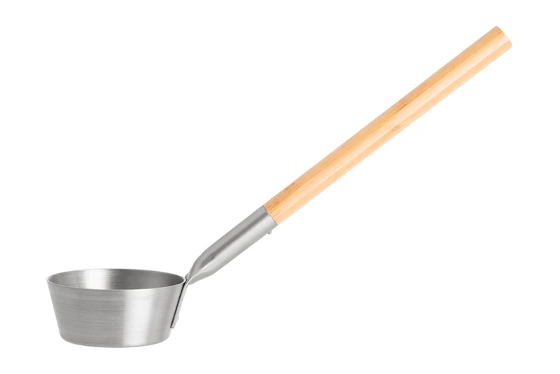 Rento Bamboe Aluminium Saunalepel