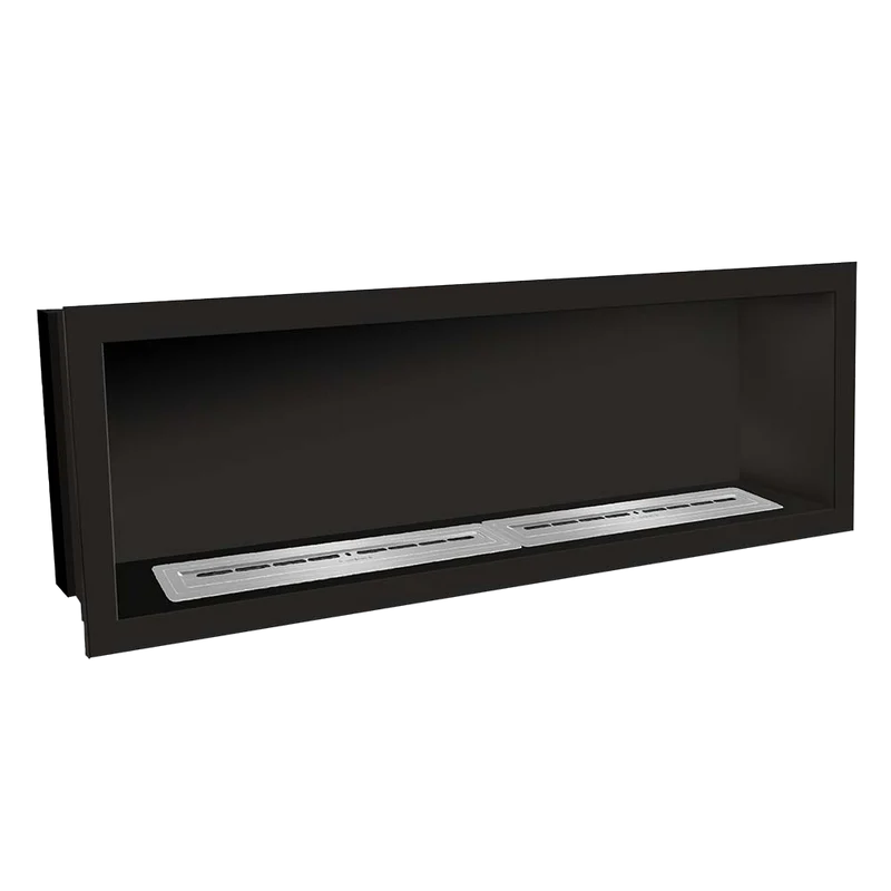 Icon Fires Slimline Firebox 2000 met 2x 800mm Slimline Brander