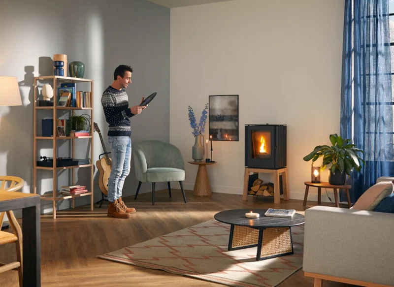 Trimline Fires Woody Loft Pellet