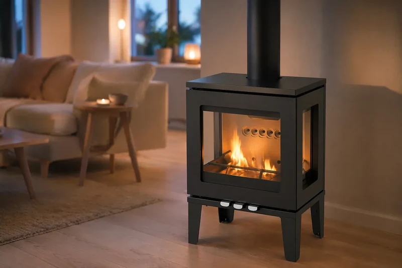 Charlton & Jenrick Purevision LPV5 houtkachel op pootjes