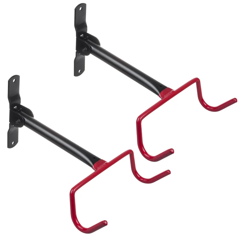 Maclean fietsrek / wandhouder, horizontaal, staal, max. draagvermogen 30 kg, MC-430, 2 stuks
