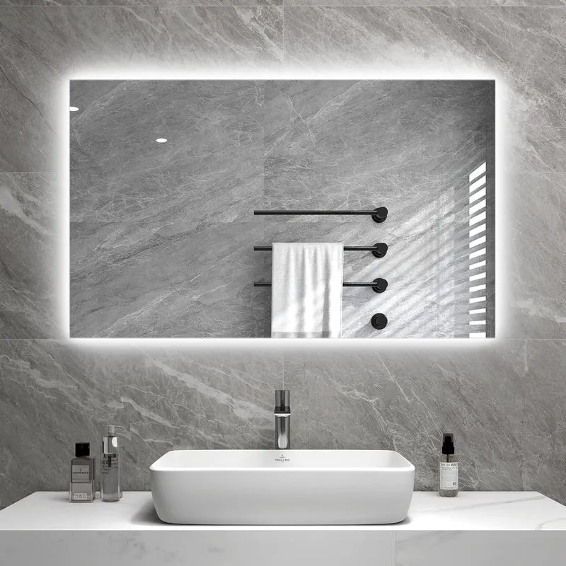 Spiegel infrarood verwarming met LED verlichting