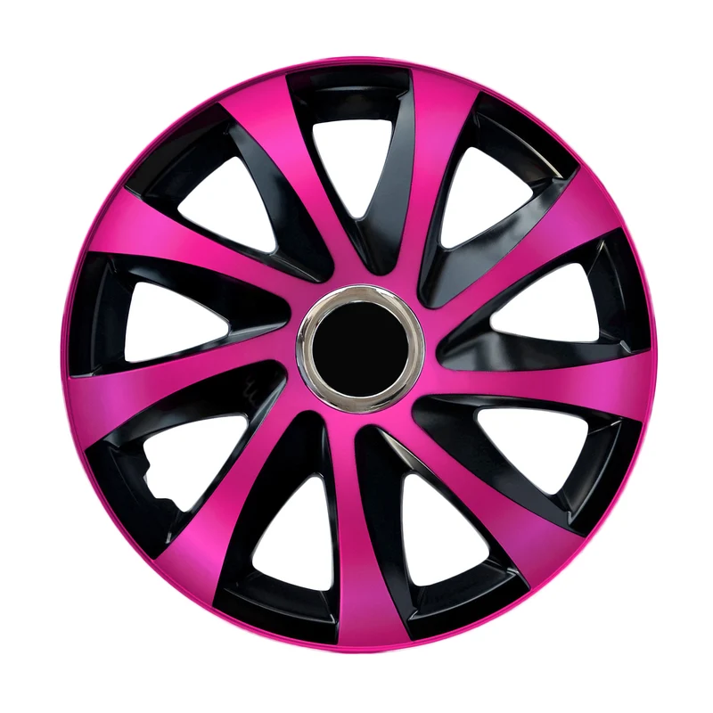 Universele wieldoppen 16" NRM DRIFT Extra roze/zwart 4 stuks