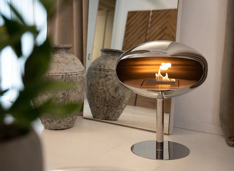 Cocoon Fires Pedestal (RVS)