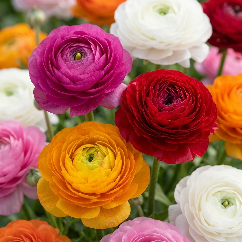 160x Ranunculus Mix - Ranonkel Mix - Zomerbloeier - Bolmaat 5/6