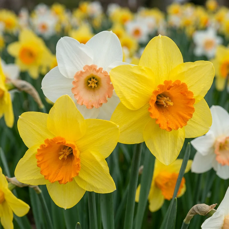 80x Narcissus mix - Narcissen mix - Voorjaarsbloeier - Bolmaat 10/12