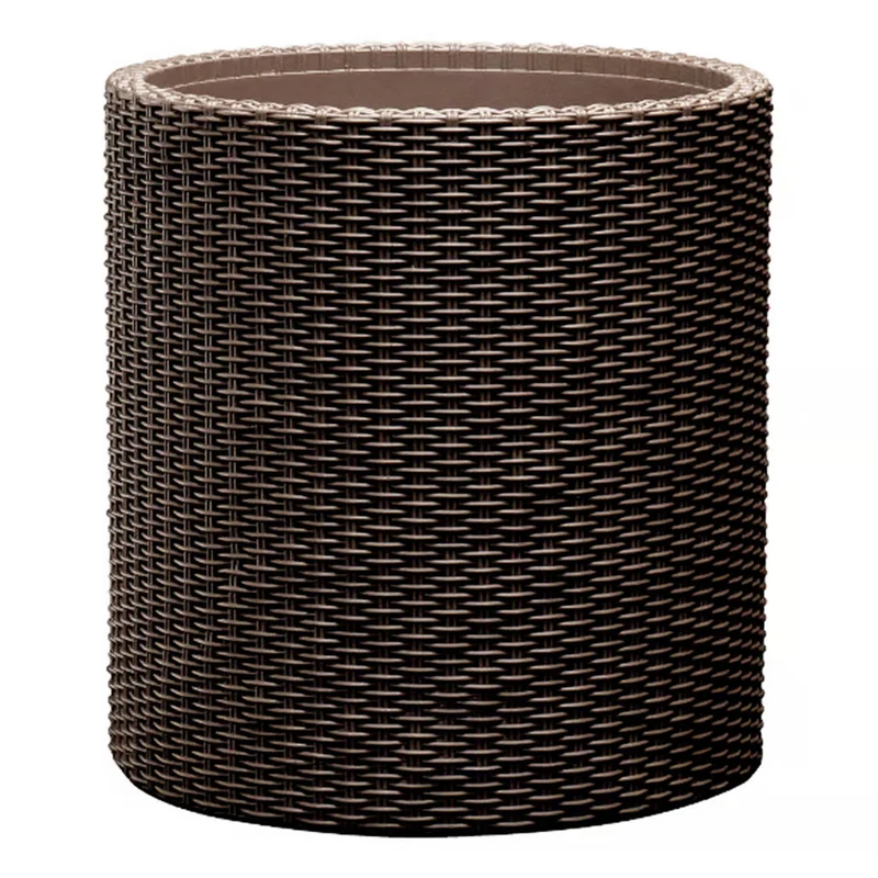 Keter bloempot, rond, diameter 43.7 cm, brons, Cilinder Plantenbak L