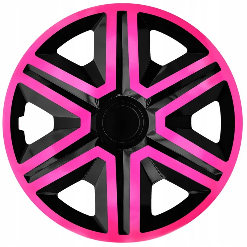 NRM ACTION DOUBLECOLOR PINK ZWART roze/zwart 16" wieldoppen - 4 stuks