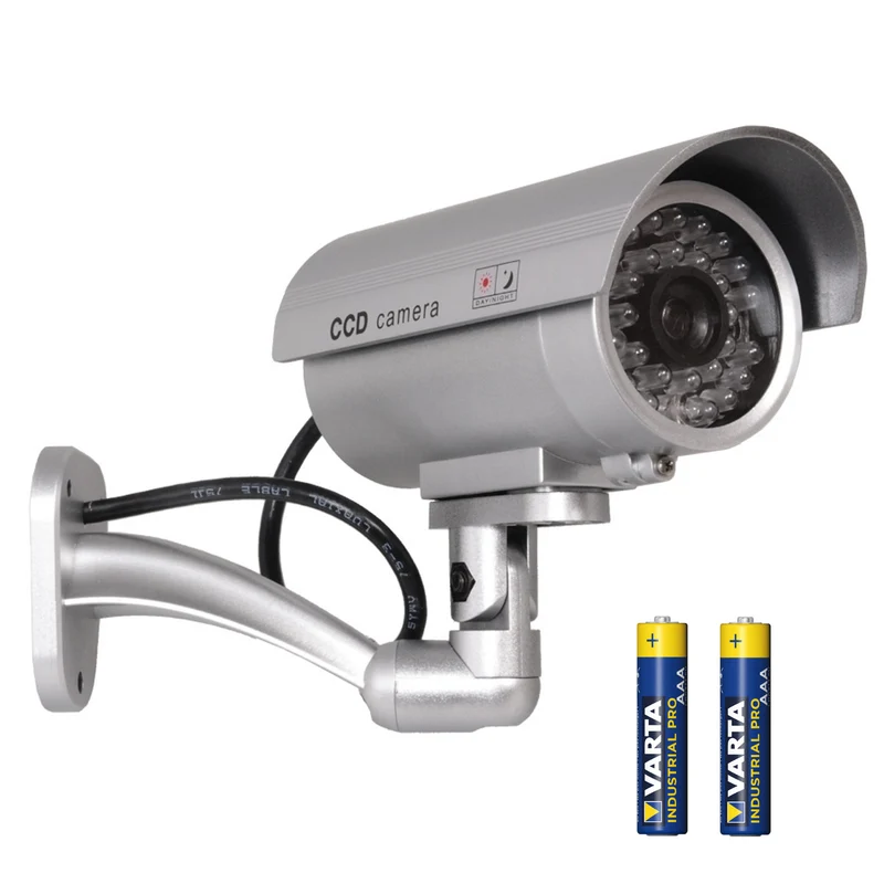 IR9000 S IR LED zilver + 2x AAA batterijen Varta Industrial