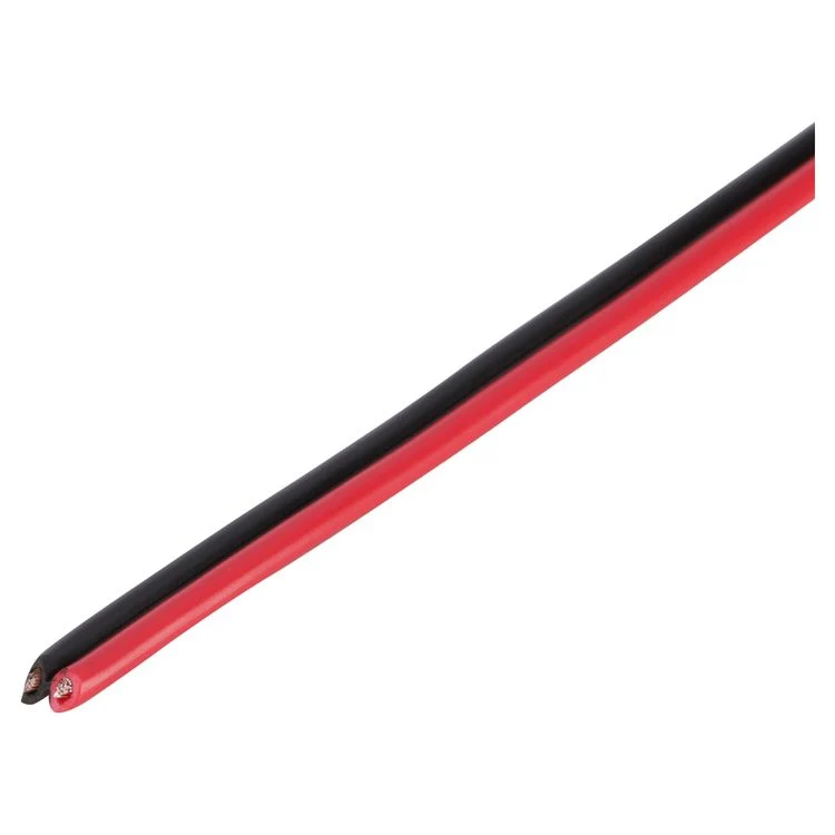 Q-Link Luidsprekersnoer rood, zwart 10m