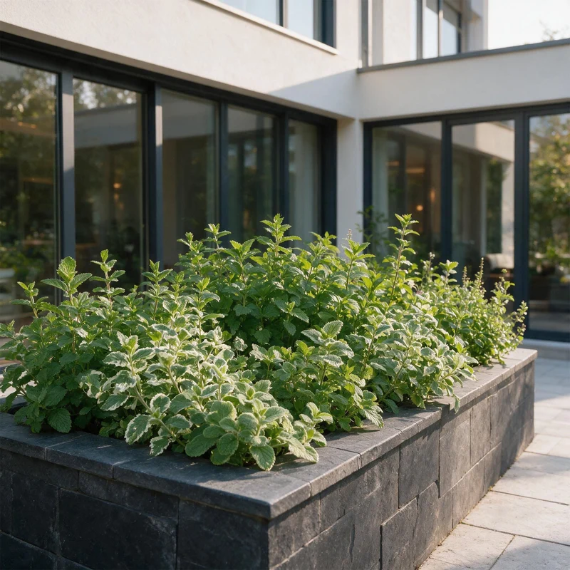 Vasteplant - Borderpakket - Theekruiden - Soorten en kleuren - 12 Planten - Pot 11cm - Hoogte 15-25cm