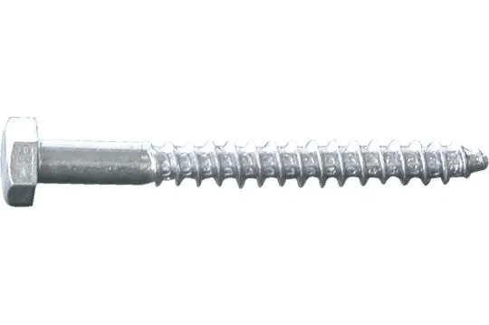 Deltafix houtdraadbout verzinkt staal 7x100mm