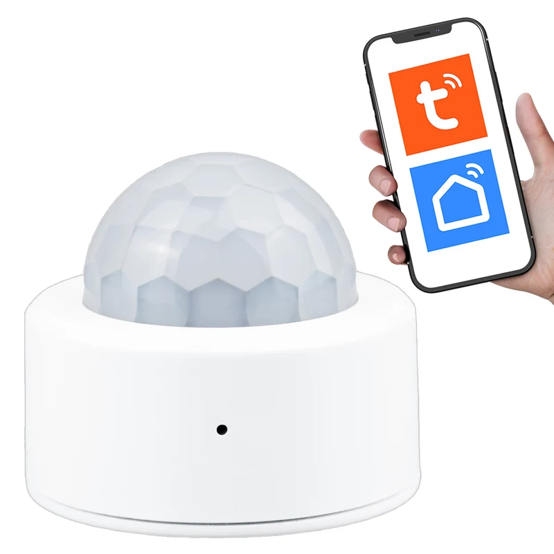 Capteur de mouvement sans fil Zigbee Tuya GreenBlue, Android/iOS, CR2450 DC 3,0 V, angle de détection de 120° / jusqu'à 8 m, GB740