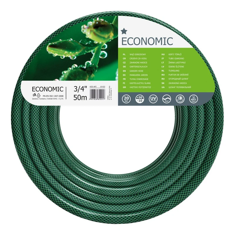 Tuyau d'arrosage 3/4" 50 m à 3 couches Cellfast Economique