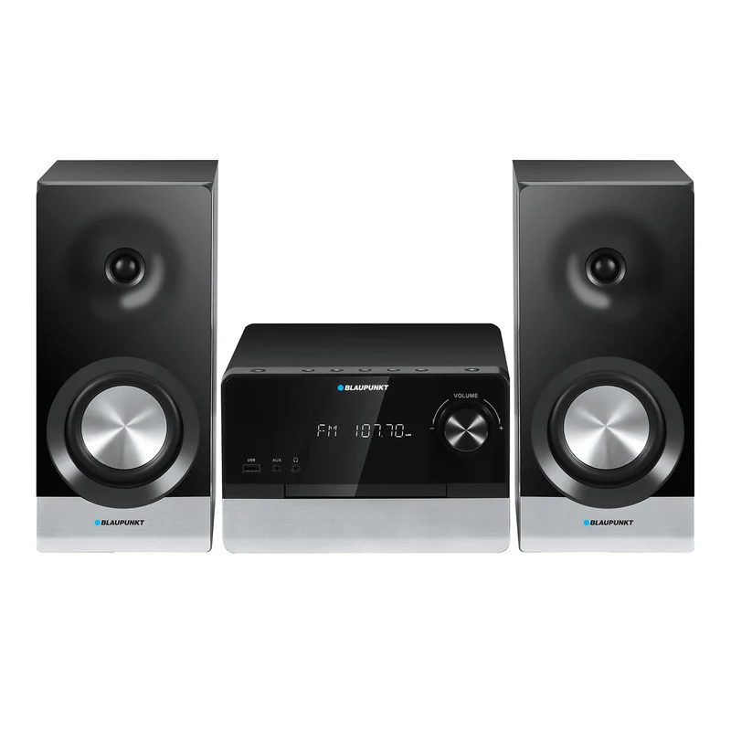 Blaupunkt Microfoon, CD, USB, FM-radio, Bluetooth, afstandsbediening, klok met alarmfunctie, MS40.2BT