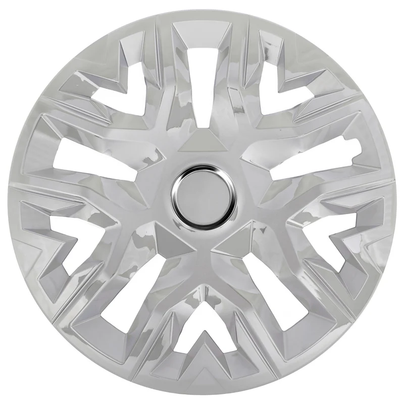 Universele wieldoppen 15'' NRM Perfecto zilver gelakt 4 stuks