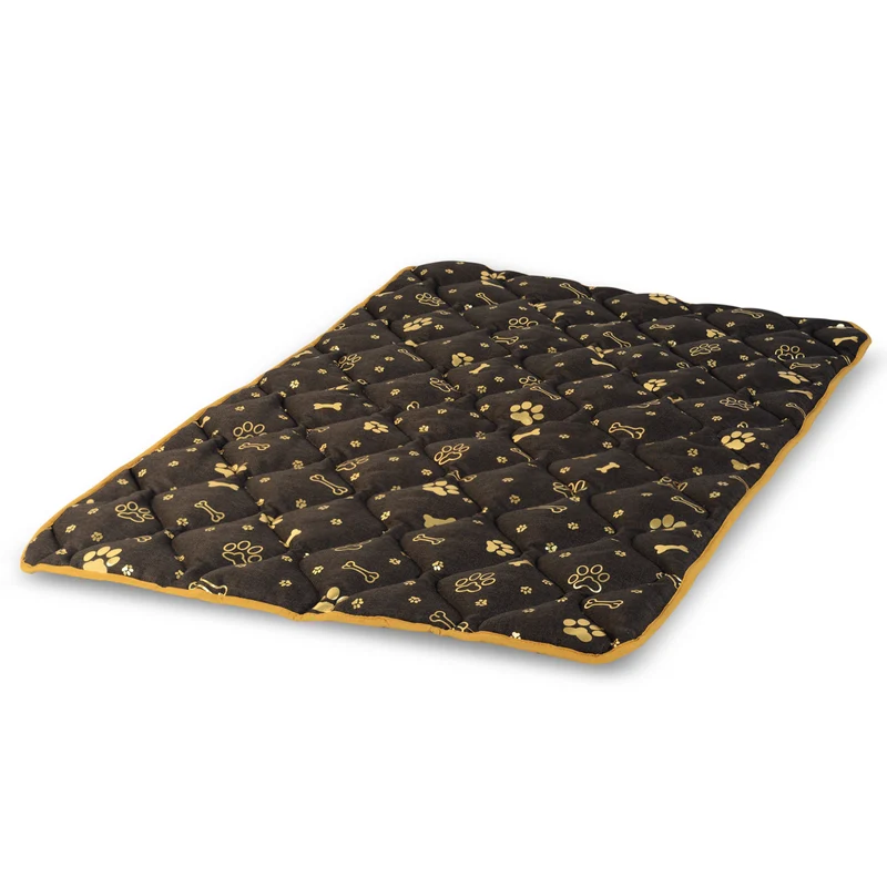 AIO - Dierenmat / Hondenbedmat - 100 x 70 cm waterproof - Bones Gold