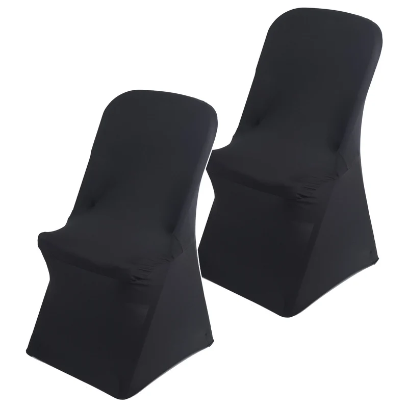 Housse pour chaise de restauration noire GreenBlue, 88 x 50 x 45 cm, spandex, GB373, lot de 2