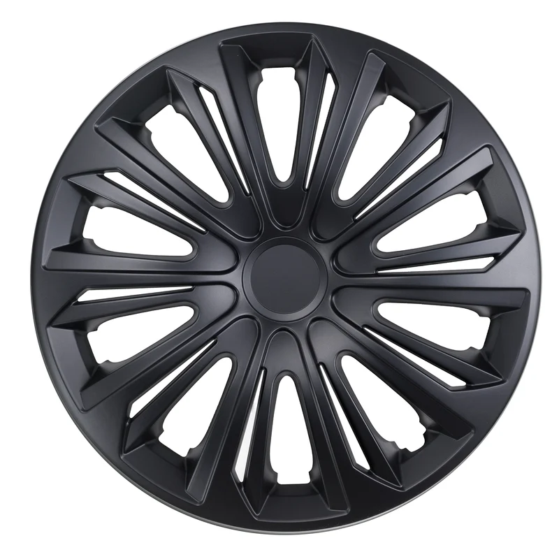 STRONG wieldoppen16 " mat Toepassing: STALEN WIELEN 16 inch - Set van 4 stuk - Zwart