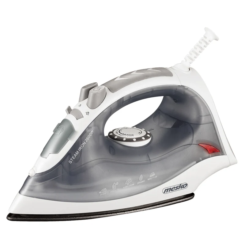 Fer à repasser à vapeur Mesko, puissance 2800 W, semelle en céramique, MS 5037